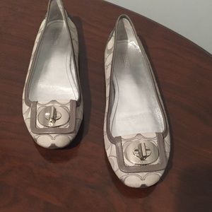 Coach Women’s Driving Loafers Silver Hardware S9.5